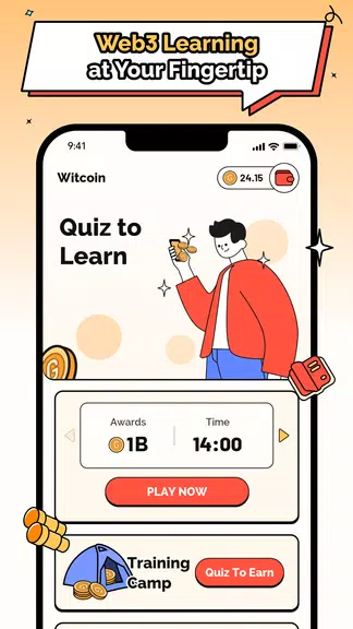 Witcoin: Web3 Play to Learn Ekran Görüntüsü 0