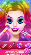 DIY Makeup Games: Candy Makeup ภาพหน้าจอ 0