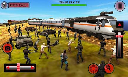 US Army Train Zombie Shooting Captura de pantalla 2