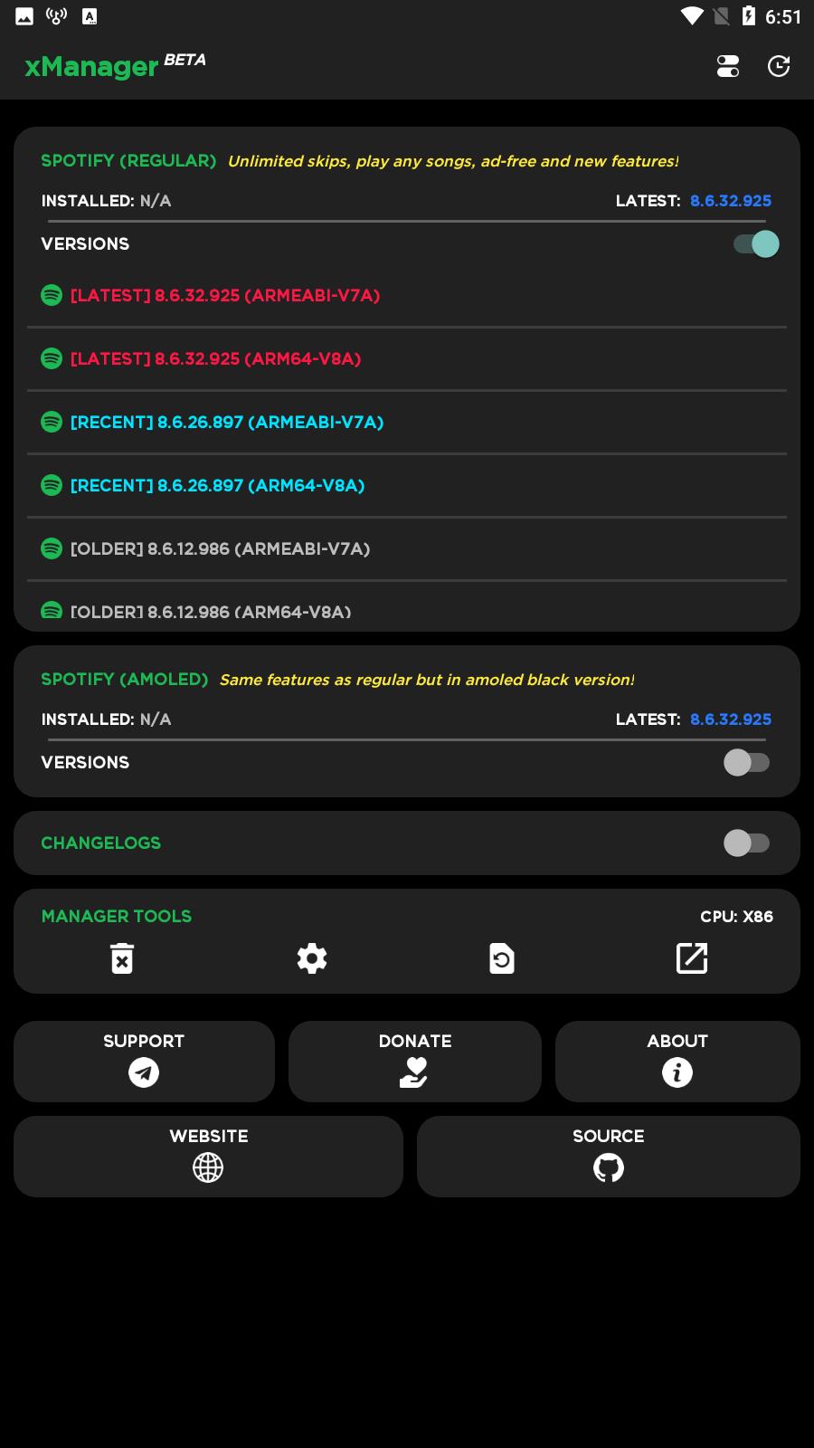 xManager For Spotify Tangkapan skrin 1