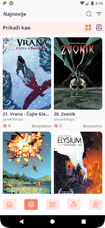 Schermata Stripovi Online 1