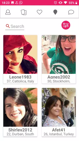 Schermata senior dating and chat 2