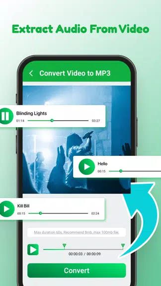 Video to MP3: Video Converter Zrzut ekranu 1