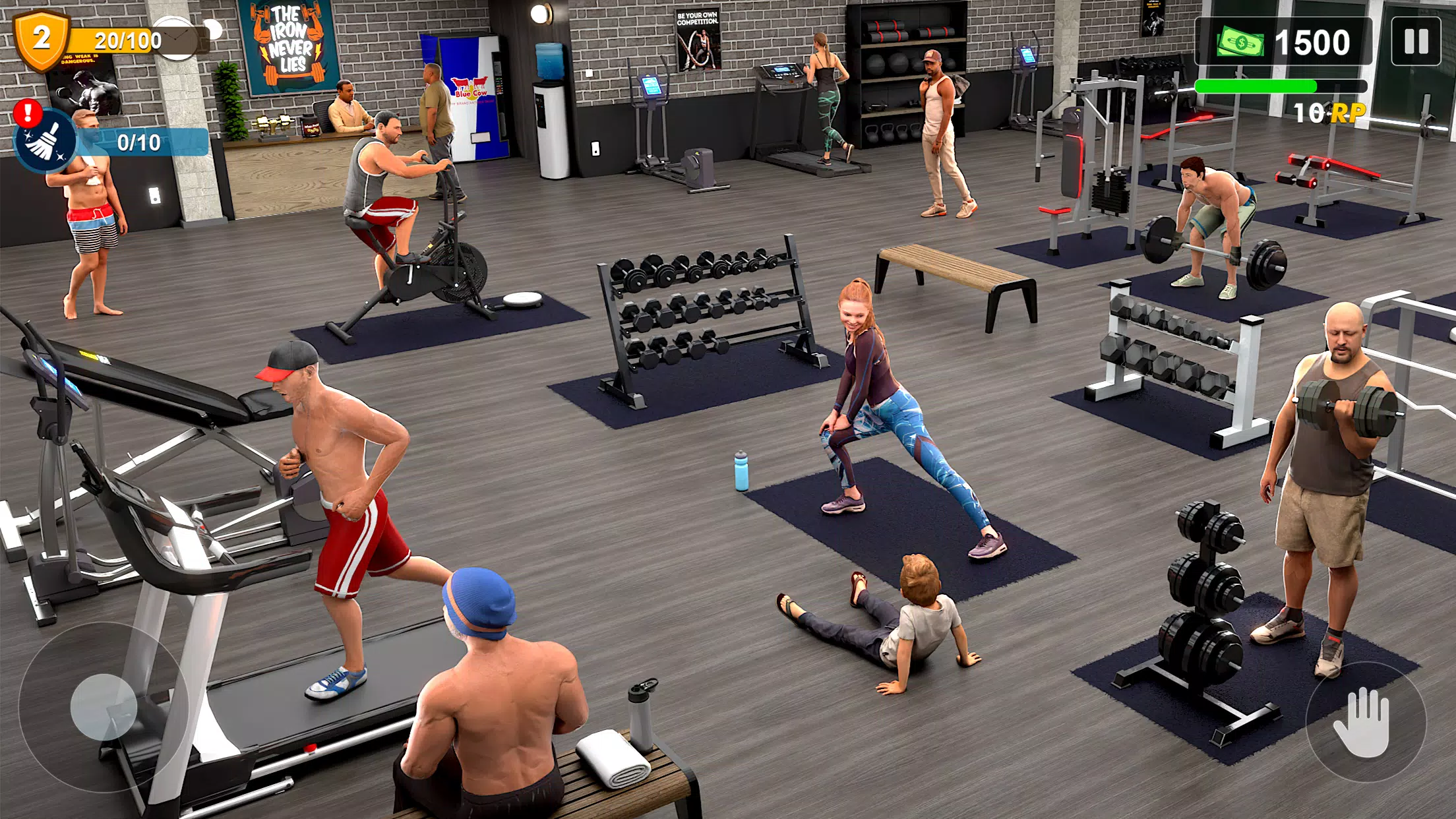 Workout Gym Simulator Game 24 Zrzut ekranu 1