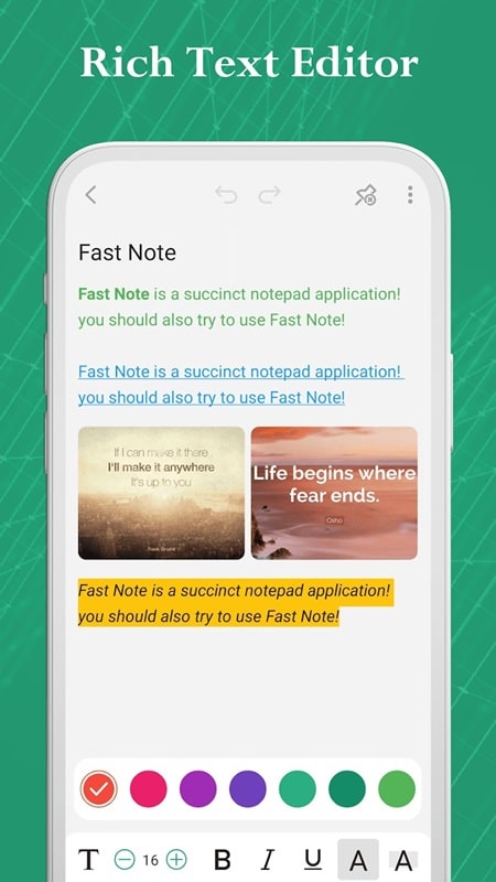 Fast Note ภาพหน้าจอ 2