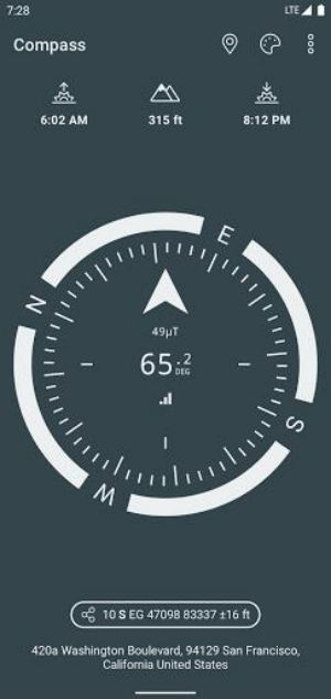 Compass & Altimeter Schermafbeelding 0