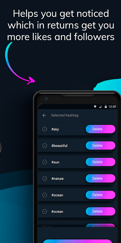 Likes With Tags - Hashtag Generator for Instagram Tangkapan skrin 2