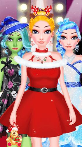 Christmas Dress Up Game Captura de pantalla 0