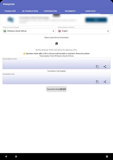 Interpreter- translator voice Captura de pantalla 1