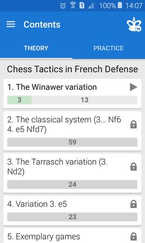 Chess Tactics: French Defense Captura de tela 1