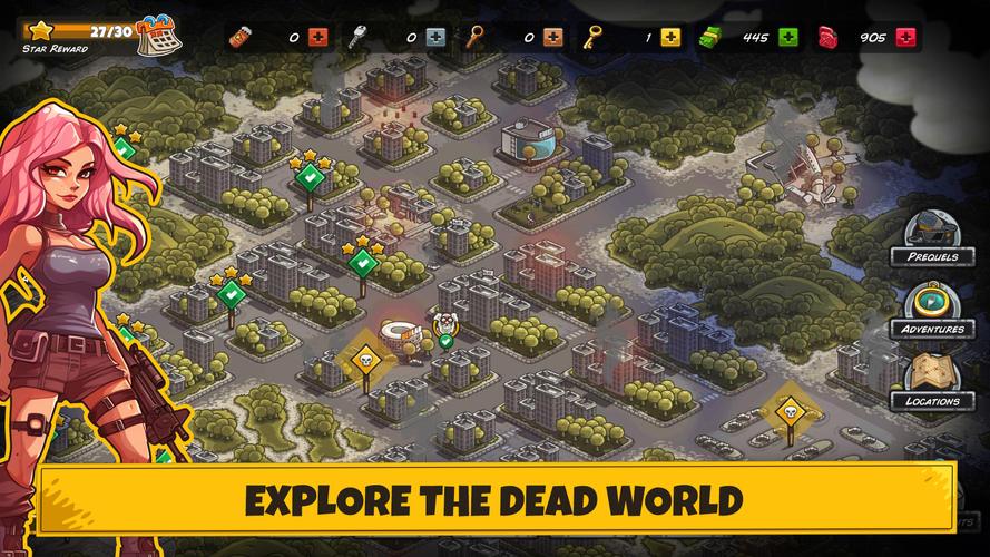 Dead World Heroes: Zombie Rush Schermafbeelding 3