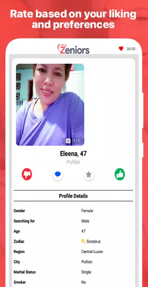 Zeniors - Meet Mature Singles Schermafbeelding 2