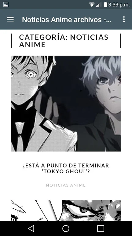 Noticias Anime 스크린샷 2
