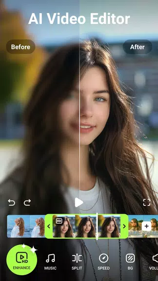 AI Video Enhancer - Utool Captura de pantalla 3
