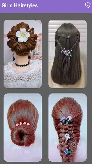 Girls Hairstyles Step By Step ภาพหน้าจอ 2