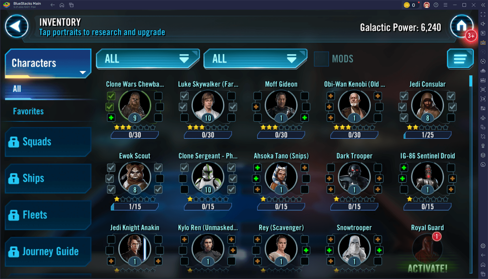 Star Wars: Lista de niveles Galaxy of Heroes: los mejores y peores personajes del juego (2025)