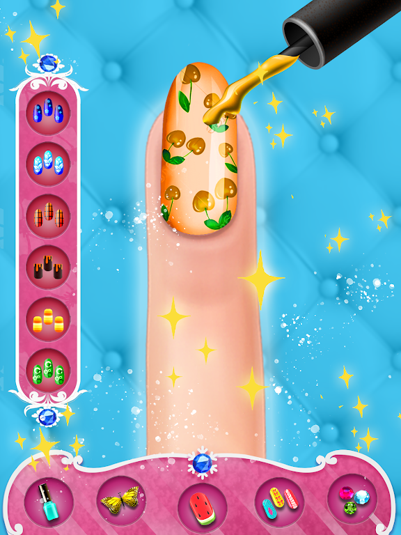 Fashion Nail Polish Salon Game Tangkapan skrin 0