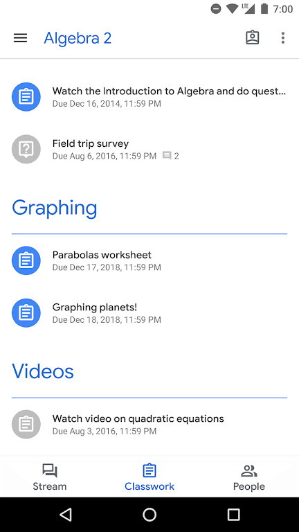 Google Classroom應用截圖第1張