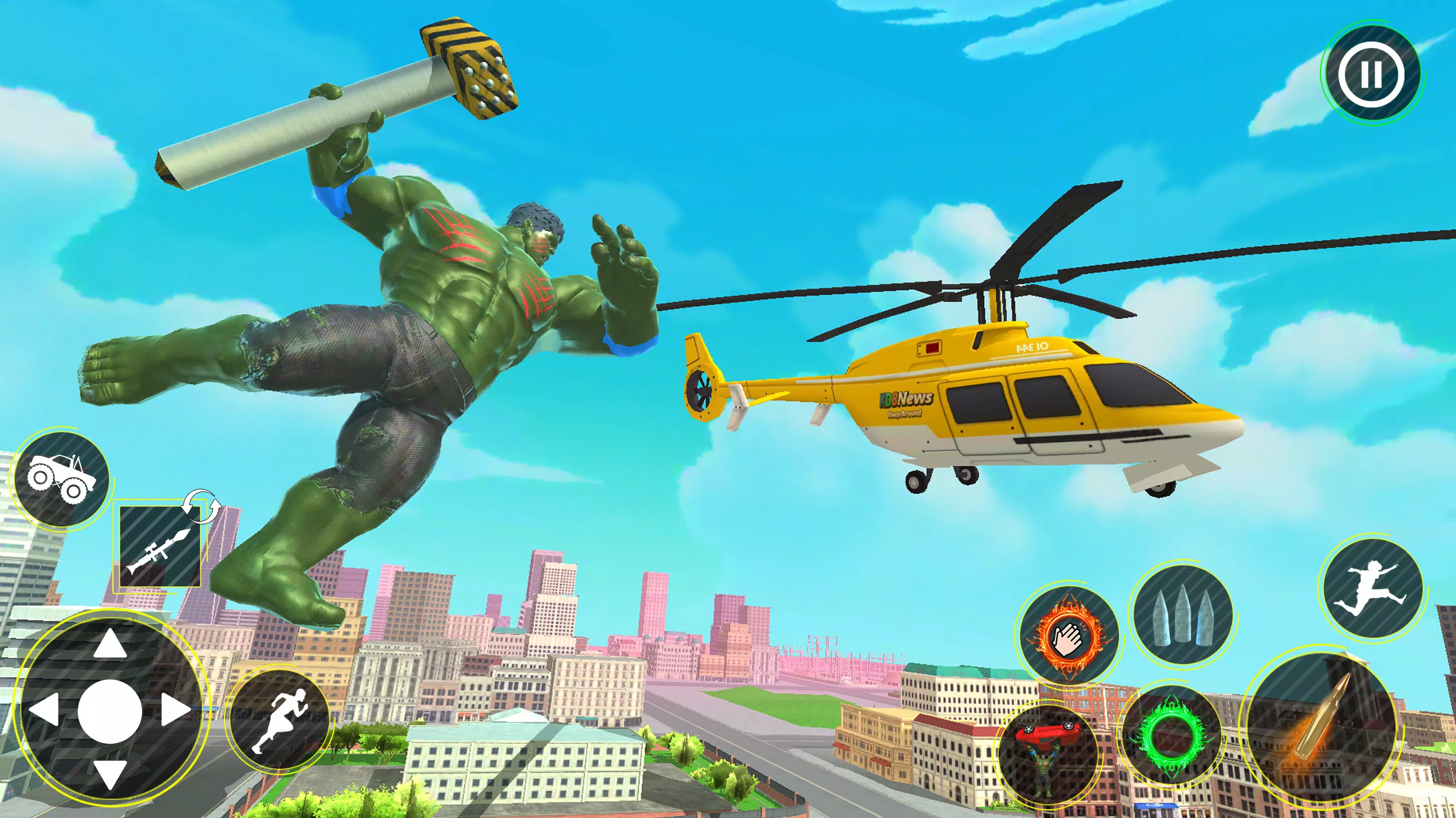 Incredible Monster Hero 3D War 스크린샷 1