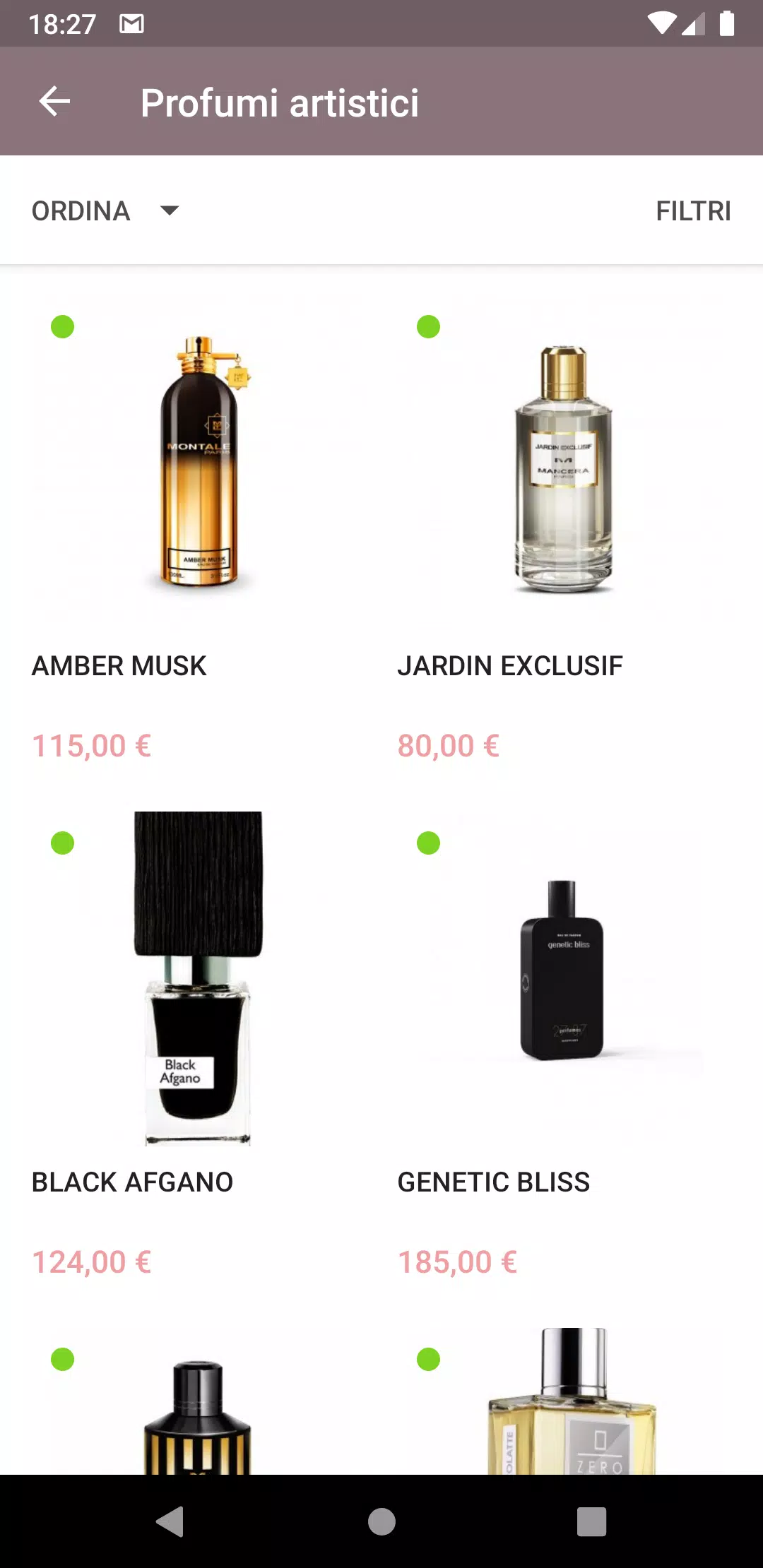 Maison de Parfum Schermafbeelding 2