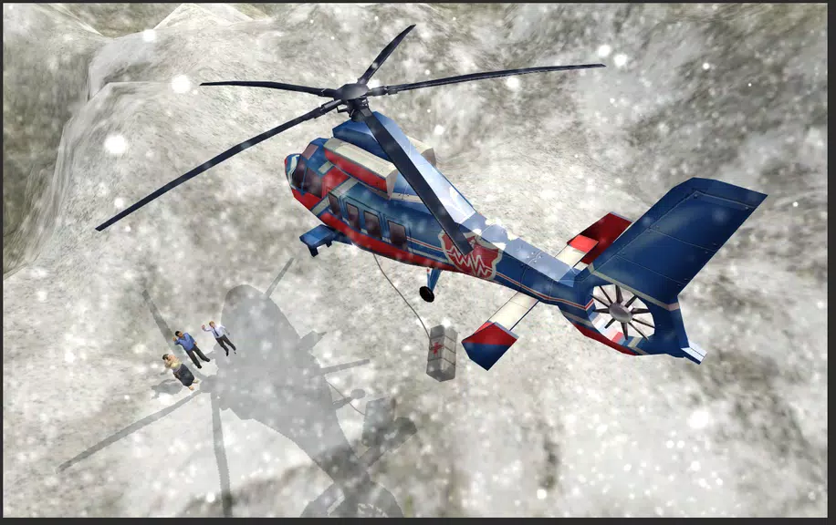 Helicopter Hill Rescue Скриншот 1