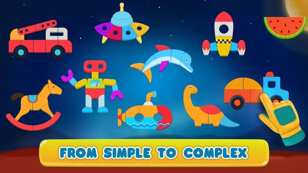 Cosmo Shapes Puzzles for kids Tangkapan skrin 2