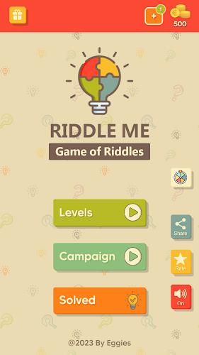 Riddle Me - A Game of Riddles Screenshot 0