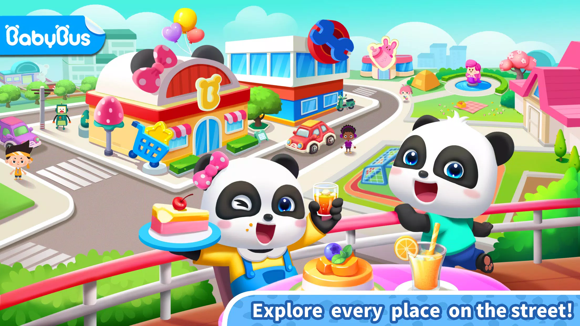 Little Panda's Town: Street Screenshot 0