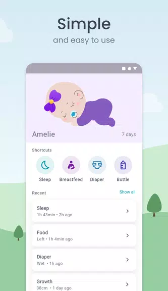 Baby Tracker: Sleep & Feeding Tangkapan skrin 1