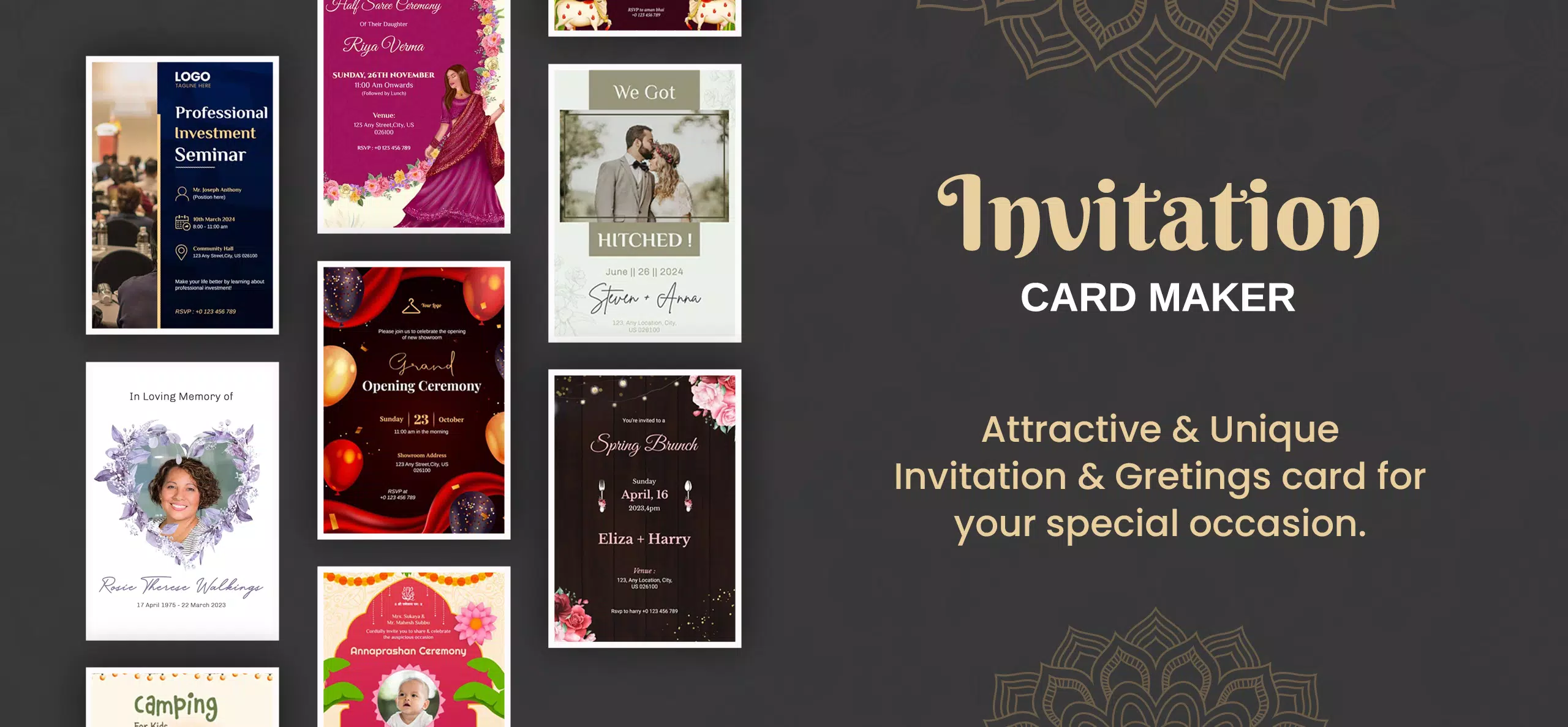 Invitation Card Maker & Design應用截圖第0張