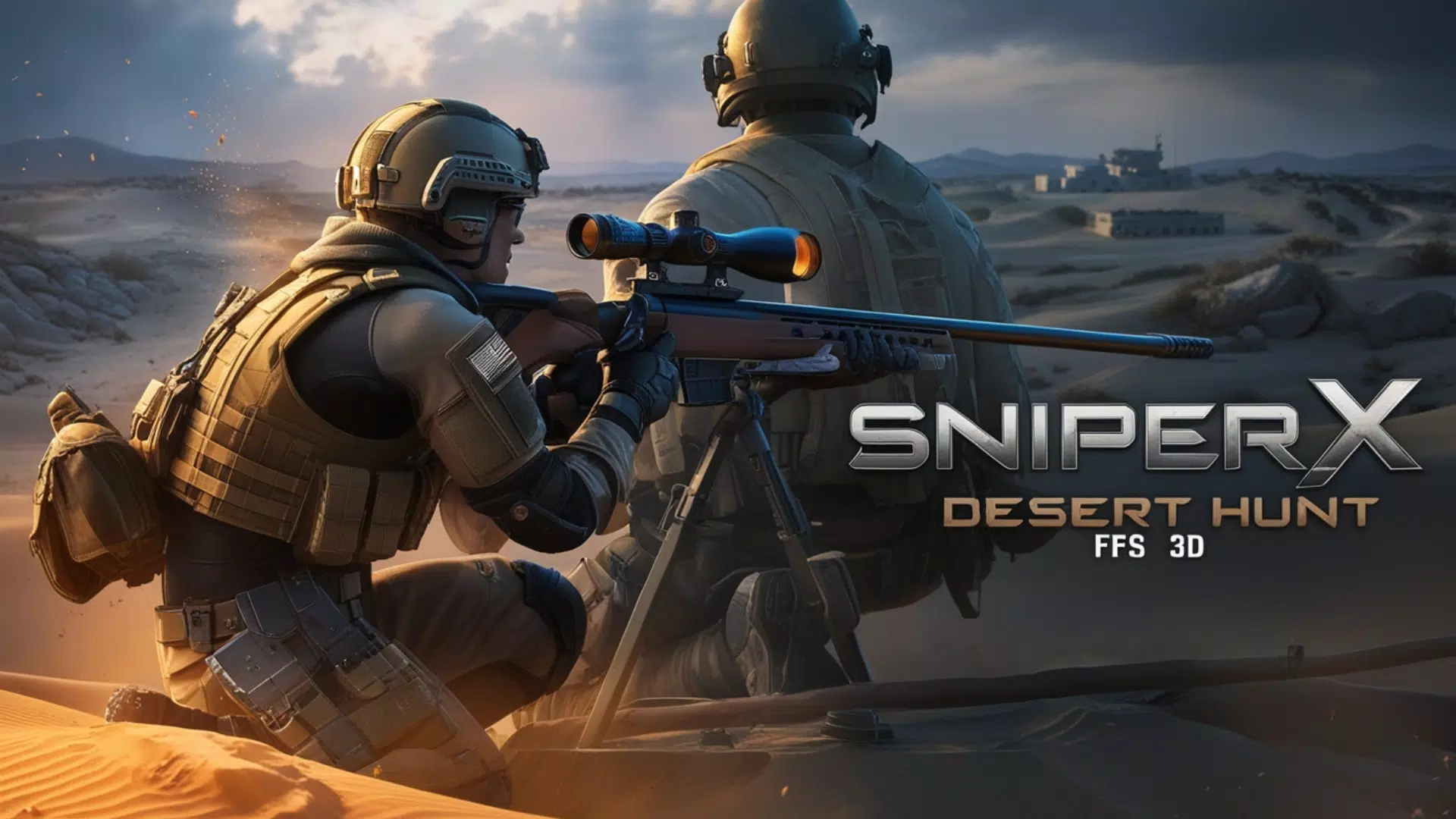 Sniper X : Desert Hunt FPS 3D Capture d'écran 1