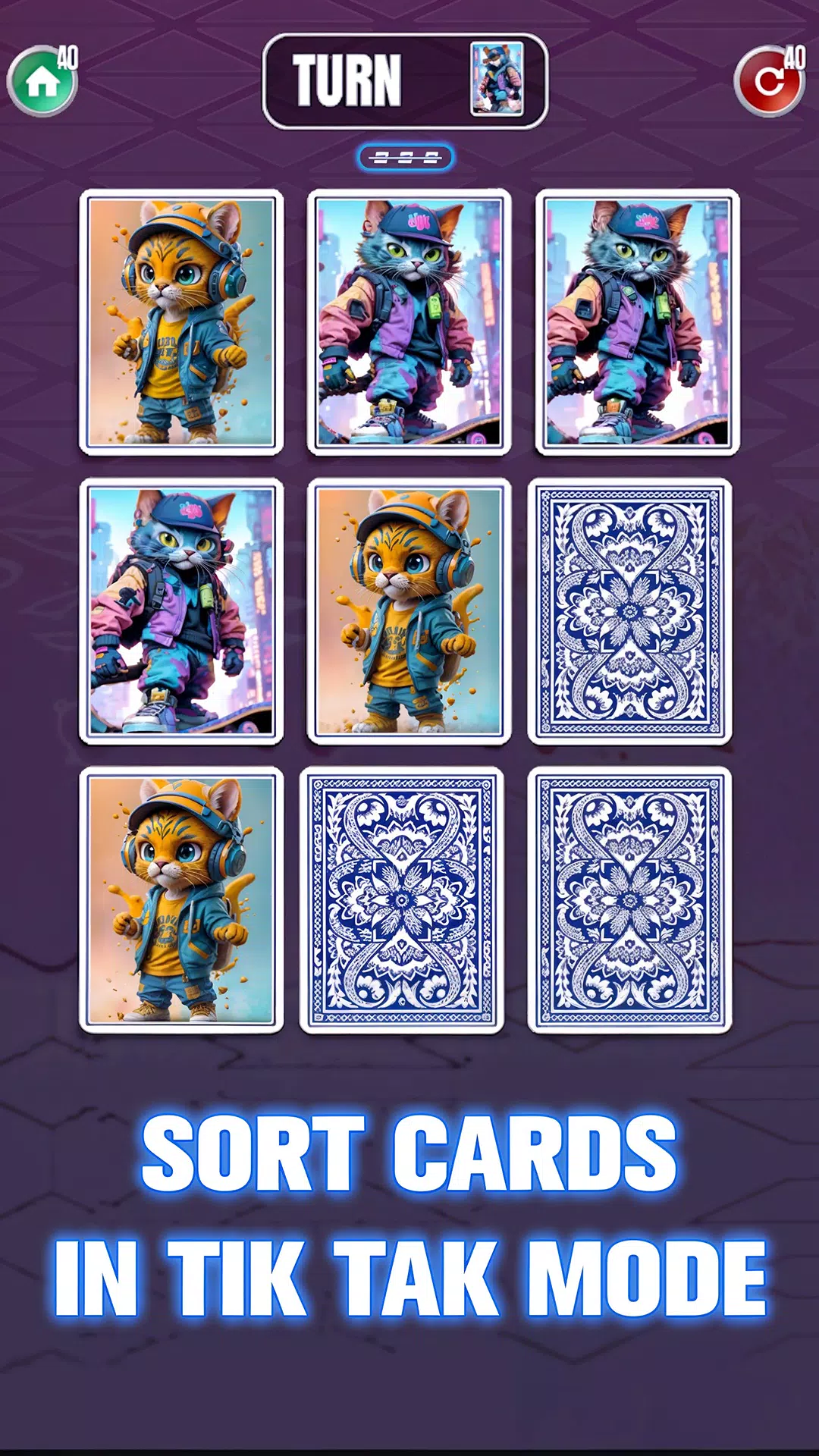 Schermata TCG Mini Card Craft Brain Game 0