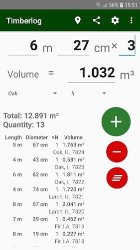 Timberlog - Timber calculator स्क्रीनशॉट 3