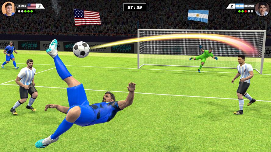 Super Soccer League Games 2023 स्क्रीनशॉट 0