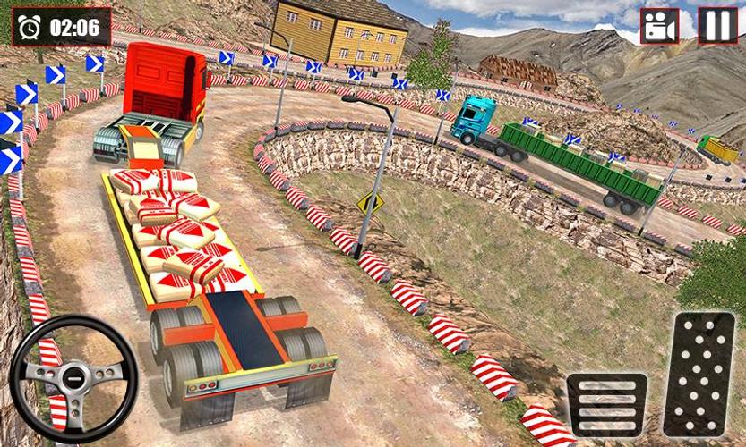 Offroad Snow Trailer Truck Dri Captura de pantalla 1
