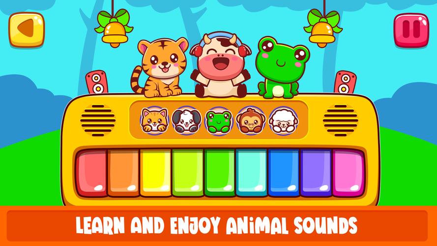 Piano Kids Toddler Music Games Screenshot 1