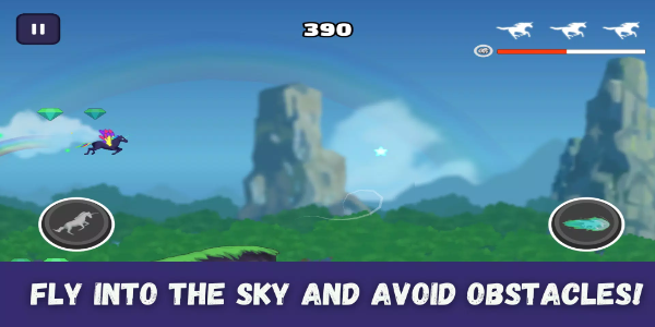 Unicorn Dash : Horse Attack Capture d'écran 2