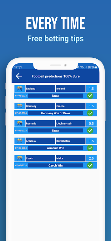 Football Prediction 100% Sure Ảnh chụp màn hình 2
