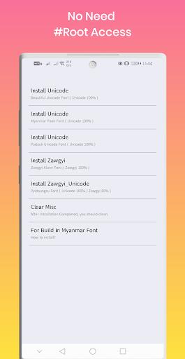 Unicode ⇄ Zawgyi Capture d'écran 1