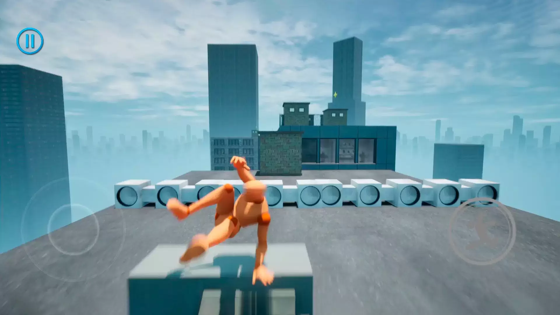 Schermata Rooftops Parkour Pro 0