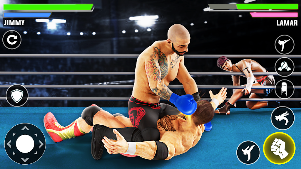 Real Wrestling Arena Fight 3D ဖန်သားပြင်ဓာတ်ပုံ 2