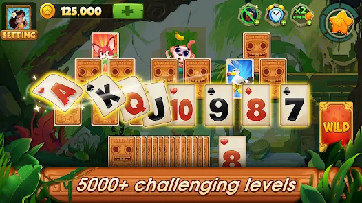 Solitaire Tripeaks: Card Games Mod Ảnh chụp màn hình 1