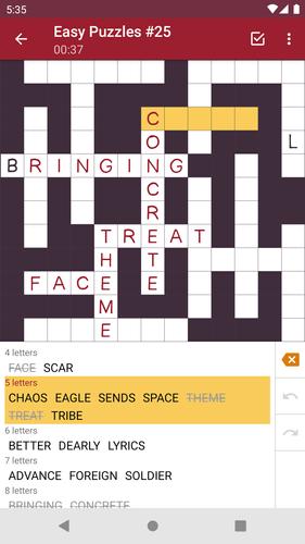 Fill-In Crosswords Скриншот 3