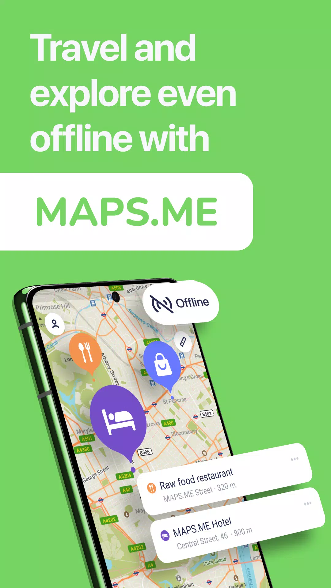 MAPS.ME: Offline maps GPS Nav Screenshot 0