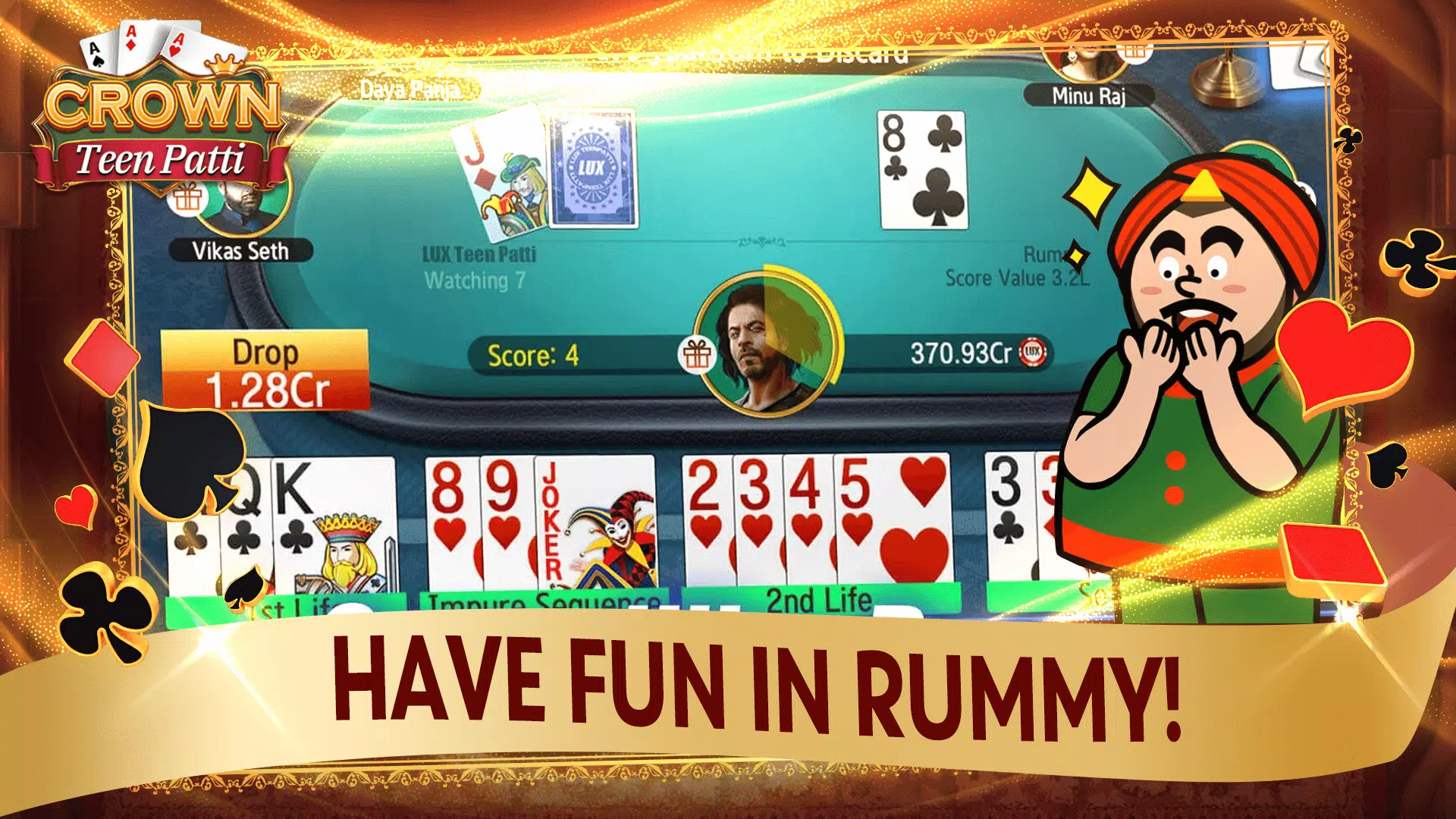 Teen Patti Crown Скриншот 1