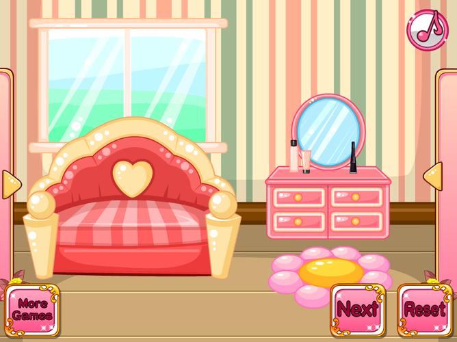 Princess Doll House Decoration Скриншот 2