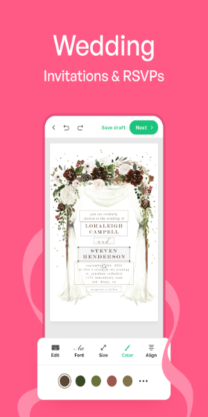 Invitation Maker ภาพหน้าจอ 1
