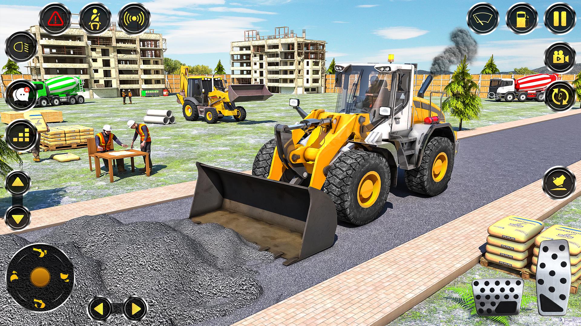 City Construction JCB Game 3D Captura de tela 3