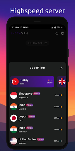 Insta VPN Fast VPN: Secure VPN スクリーンショット 3