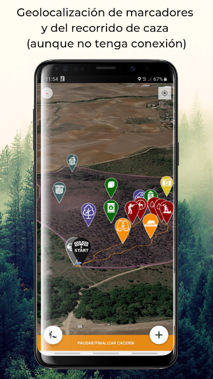 Dianary hunting app Скриншот 1